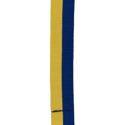 Wstążka Y/BL żółto-niebieska do medalu szer. 20 mm