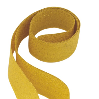 Wstążka Y żółta złota do medalu szer. 20 mm