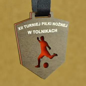 Medal drewniany Lux Piłka nożna 1007