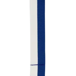 Wstążka W/BL biało-niebieska do medalu szer. 20 mm