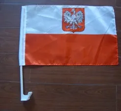 flaga samochodowa POLSKA